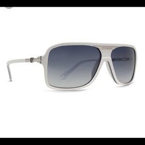 White Von Zipper Stache Glasses